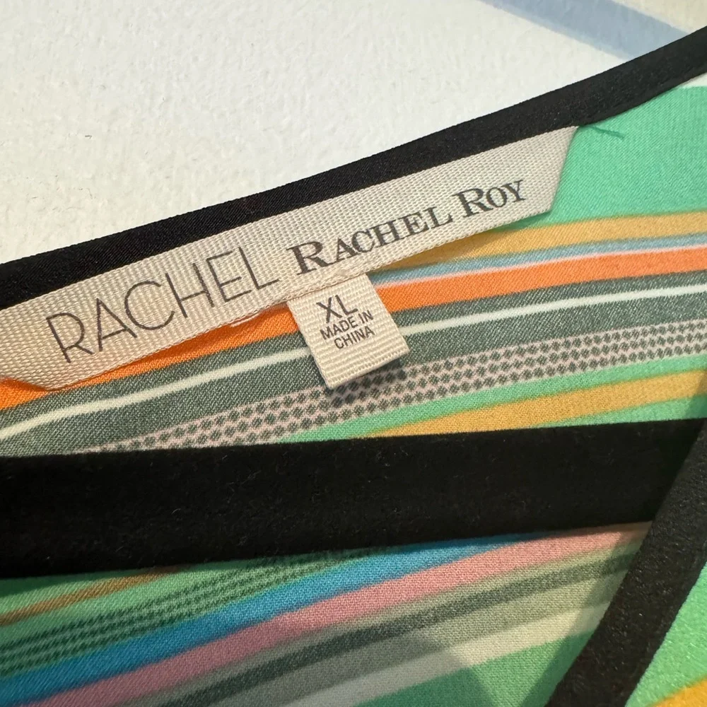 RACHEL Rachel Roy Sleeveless Striped Dress - Picture 3 of 7